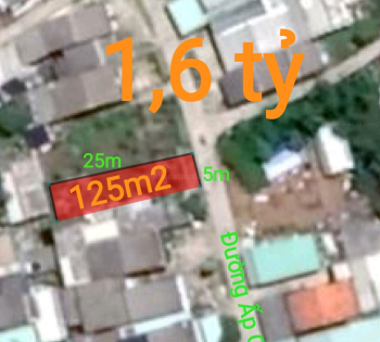 Bán lô đất thổ mặt tiền đường đan giá 1,6 tỷ
