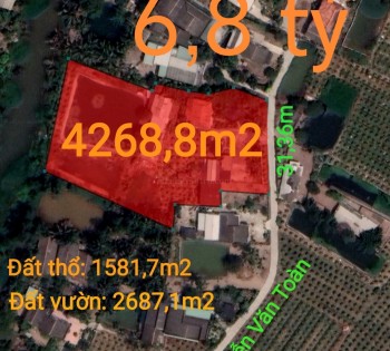 Bán lô đất thổ vườn có nhà giá 6,8 tỷ