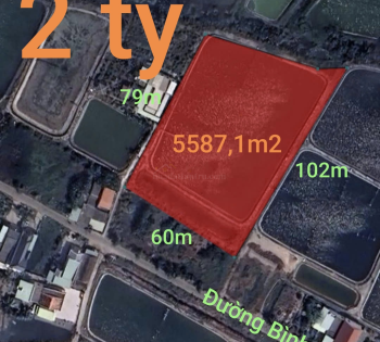 Bán lô đất lúa chuyển thổ giá 2 tỷ