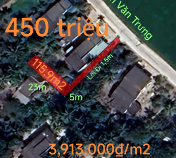 Bán lô đất thổ xã Bình Tịnh giá 450 triệu
